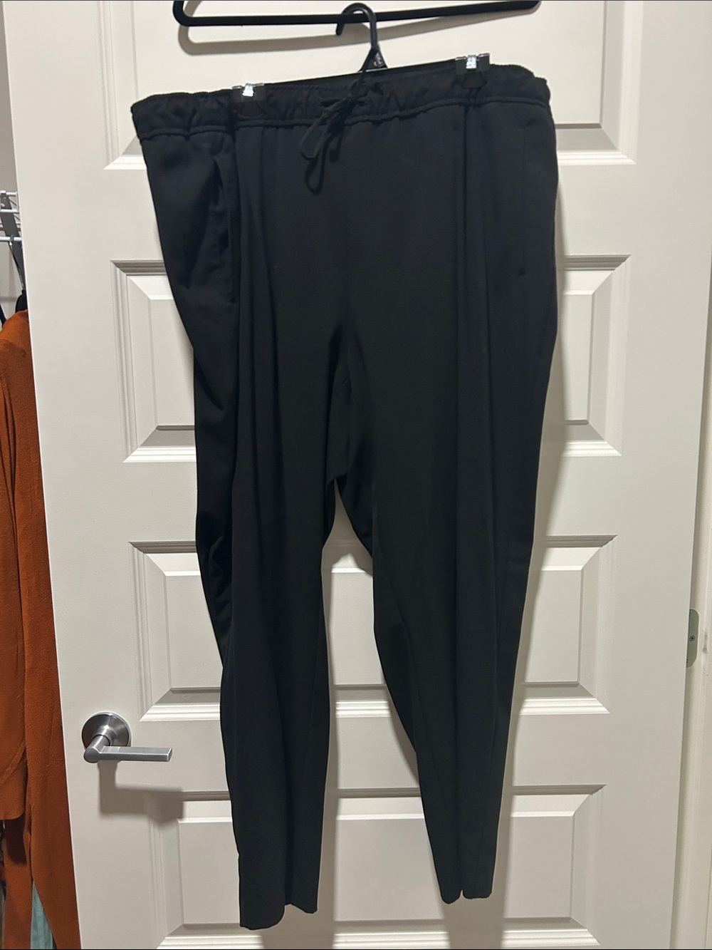 Old Navy Black Straight-Leg Drawstring Pants